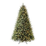 Holiday Living 7.5-ft Hayden Pine Pre-Lit Traditional Artificial Christmas Tree